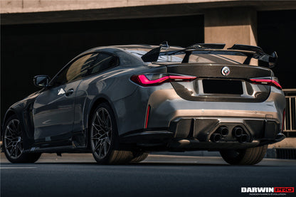 DarwinPRO 2021-UP BMW M4 G82 4 Series G22 BKSSII Style Carbon Fiber Trunk Spoiler