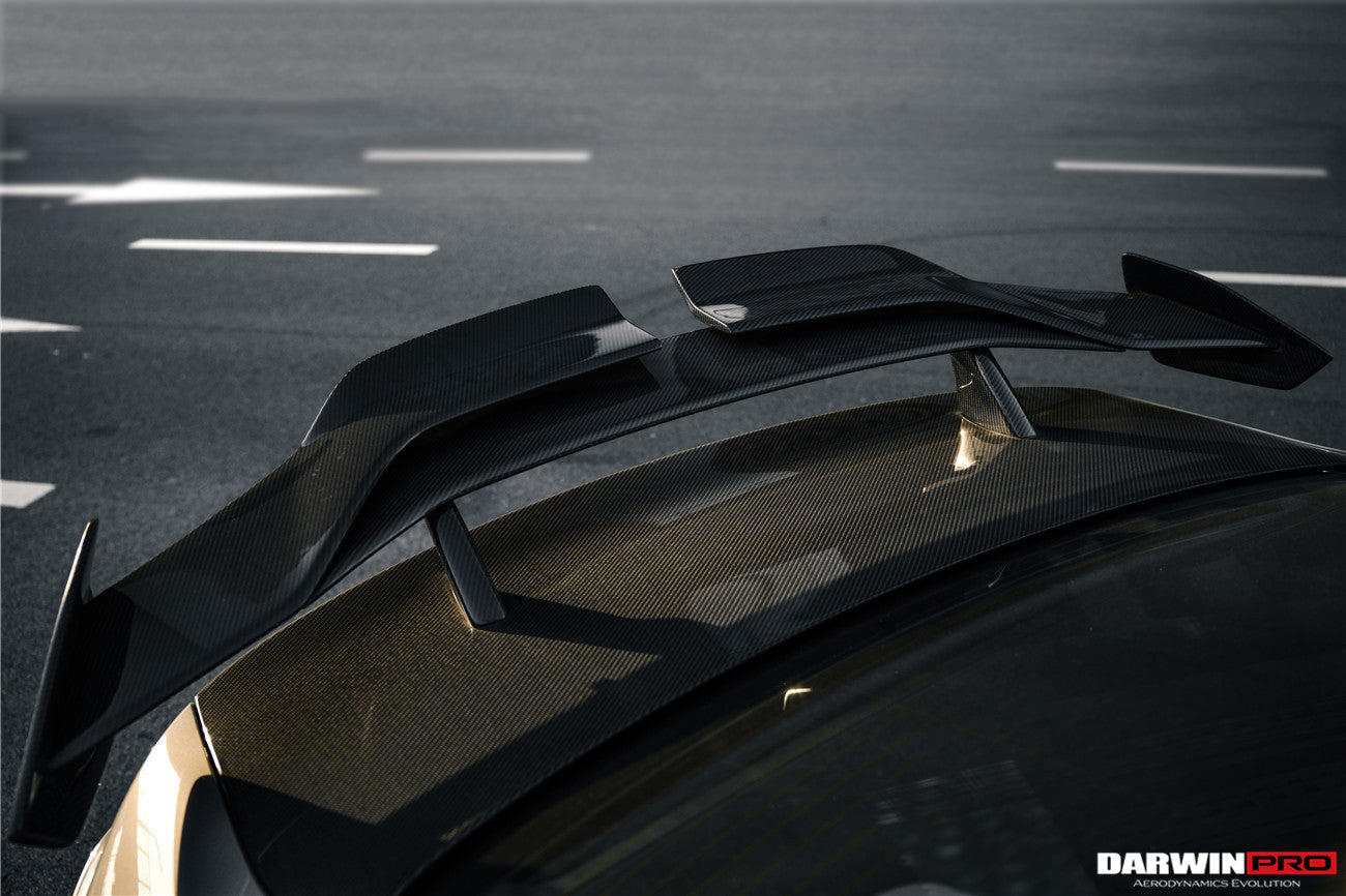 DarwinPRO 2021-UP BMW M4 G82 4 Series G22 BKSSII Style Carbon Fiber Trunk Spoiler