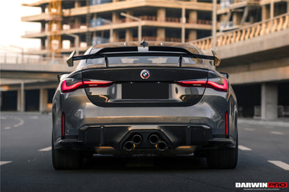 DarwinPRO 2021-UP BMW M4 G82 4 Series G22 BKSSII Style Carbon Fiber Trunk Spoiler