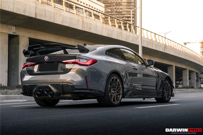 DarwinPRO 2021-UP BMW M4 G82 4 Series G22 BKSSII Style Carbon Fiber Trunk Spoiler