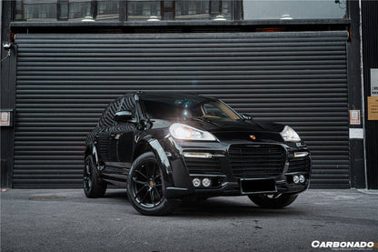 Kit de carrocería completa y ancha para Porsche Cayenne 957 TA Style Auto Carbonado 2008-2010