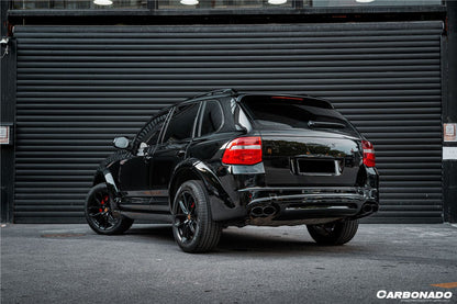 Kit de carrocería completa y ancha para Porsche Cayenne 957 TA Style Auto Carbonado 2008-2010