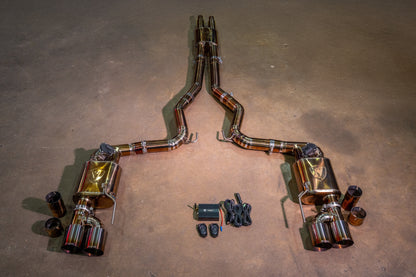 Valvetronic フォード マスタング GT S550 Valved スポーツ エキゾーストシステム