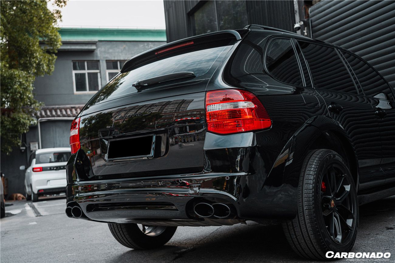 Kit de carrocería completa y ancha para Porsche Cayenne 957 TA Style Auto Carbonado 2008-2010