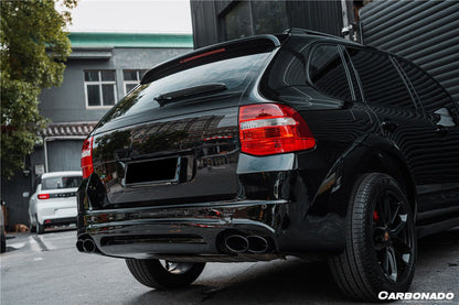 Kit de carrocería completa y ancha para Porsche Cayenne 957 TA Style Auto Carbonado 2008-2010