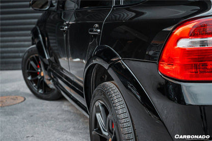 Kit de carrocería completa y ancha para Porsche Cayenne 957 TA Style Auto Carbonado 2008-2010
