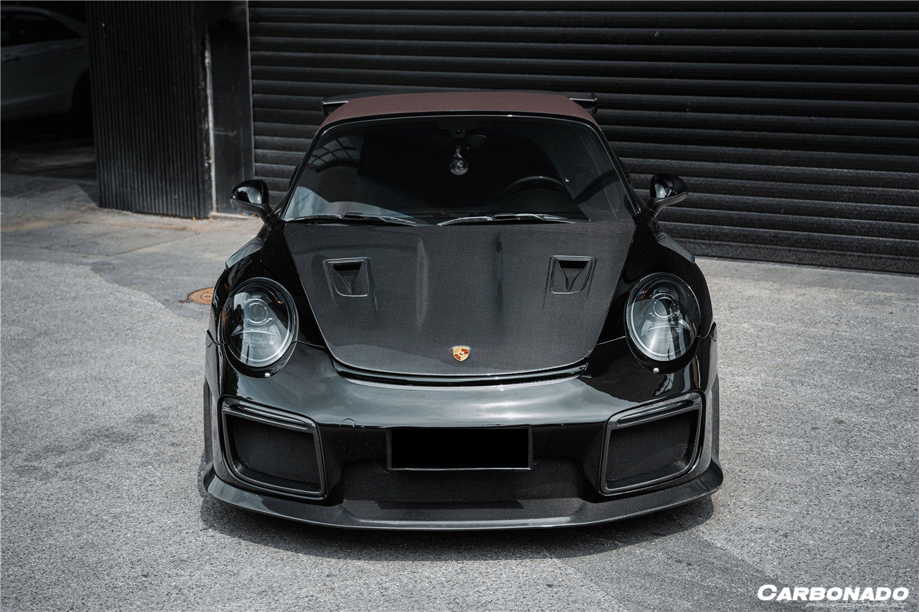 Carbonado 2012-2015 Porsche 911 991.1 Carrera S 2C Convert 991.2 GT2RS Style Part Carbon Fiber Full Body Kit