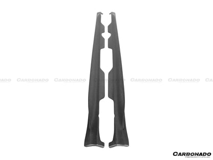 Faldones divisores de fibra de carbono estilo OEM para Mercedes Benz AMG GT GTS Carbonado 2015-2017