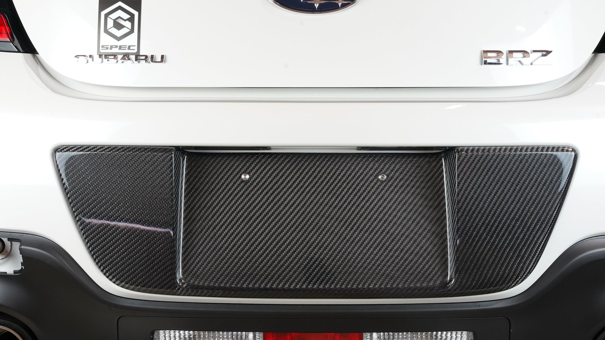 APR Carbon Fiber License Plate Frame (2022-2024 Toyota GR86/Subaru BRZ)