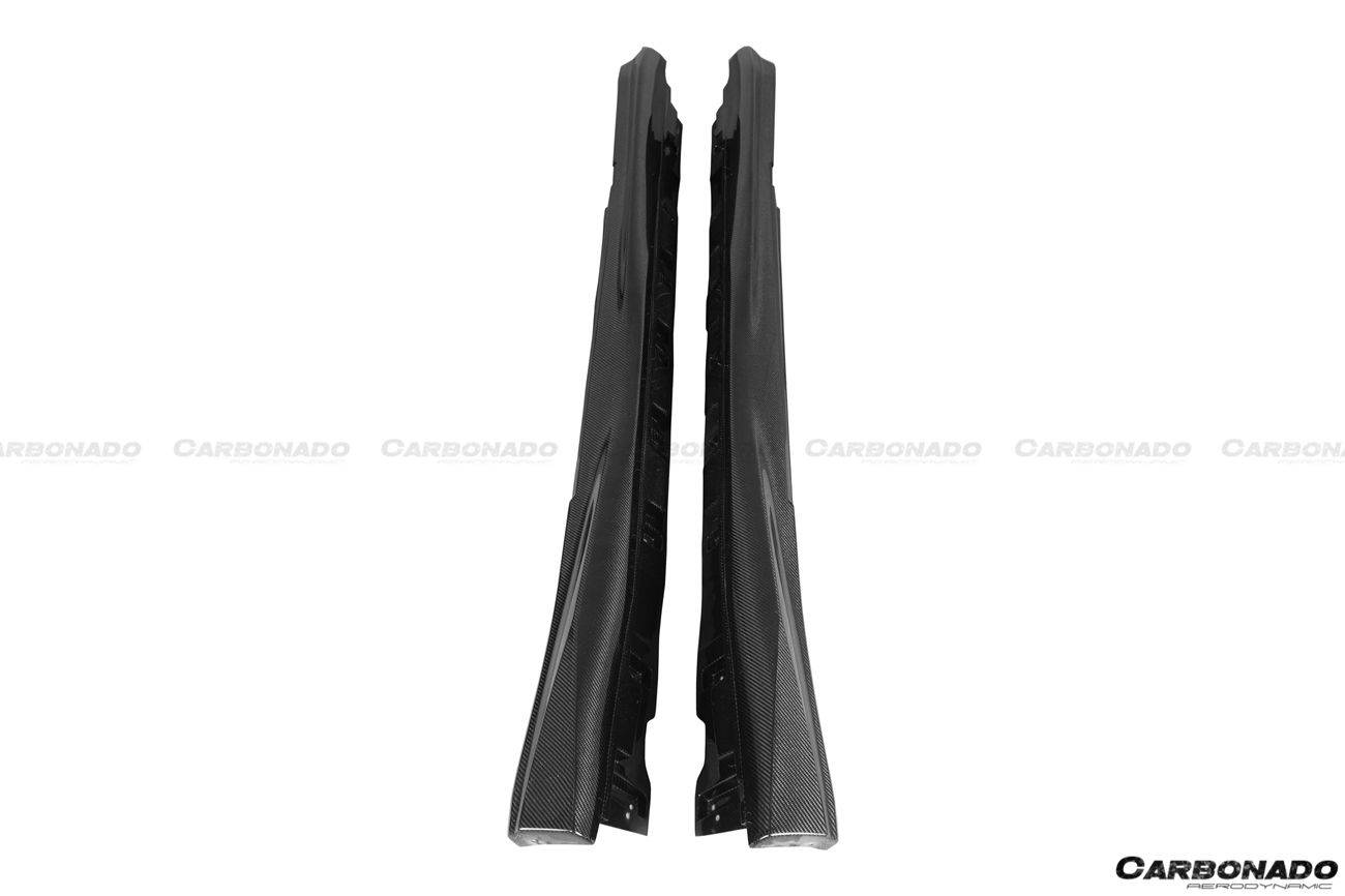 Carbonado 2017-2023 Nissan GTR R35 EBA OEM Style Carbon Fiber Side Skirts