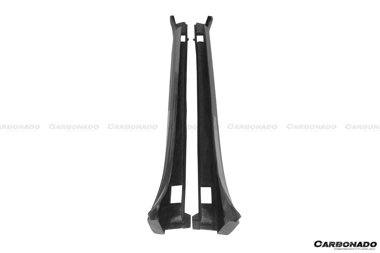 Faldones laterales estilo ARN para Porsche Panamera 970.1 Carbonado 2010-2013