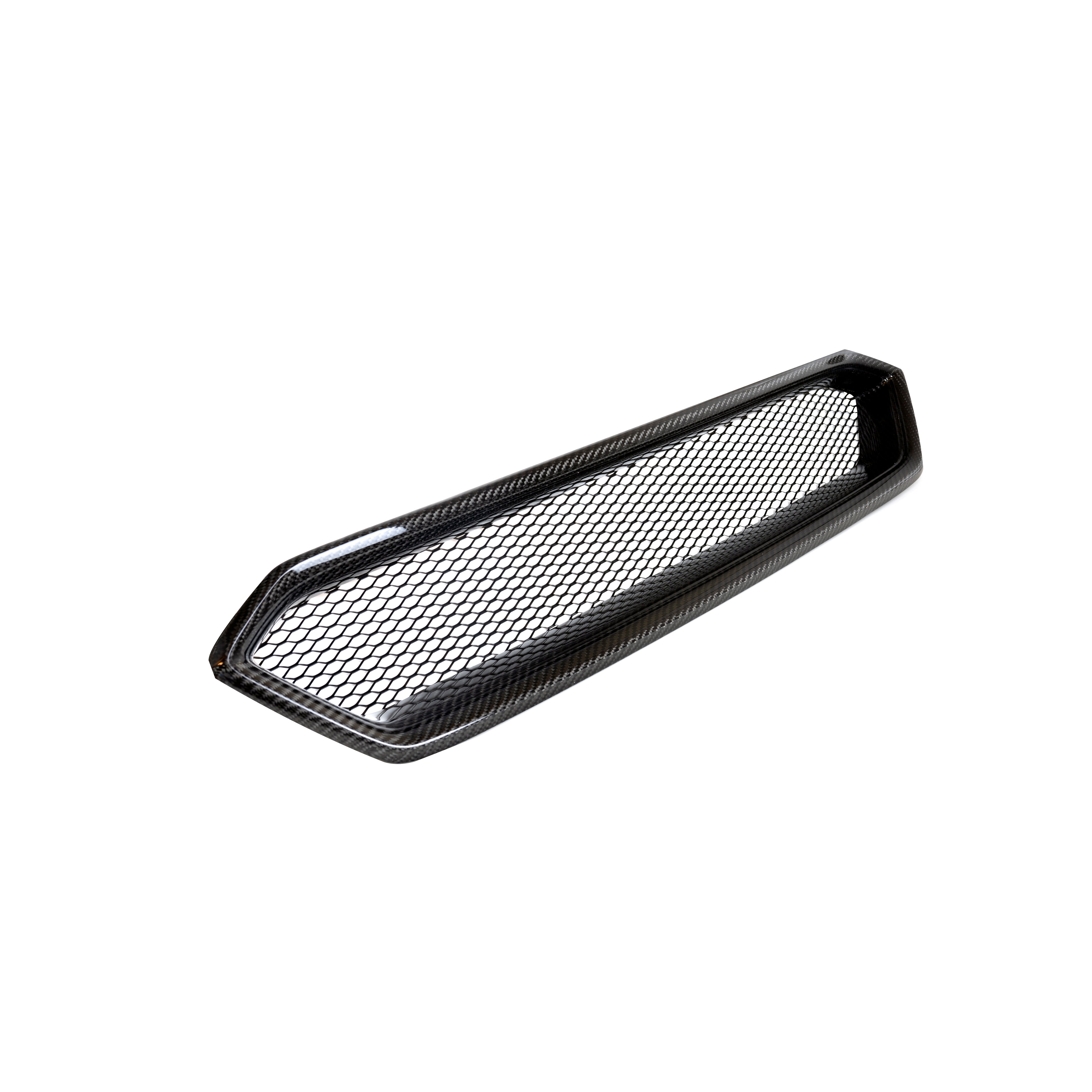 Parrilla de fibra de carbono JDMuscle [WRX/STI 18-21] V2 | Sarga/Panal de abeja