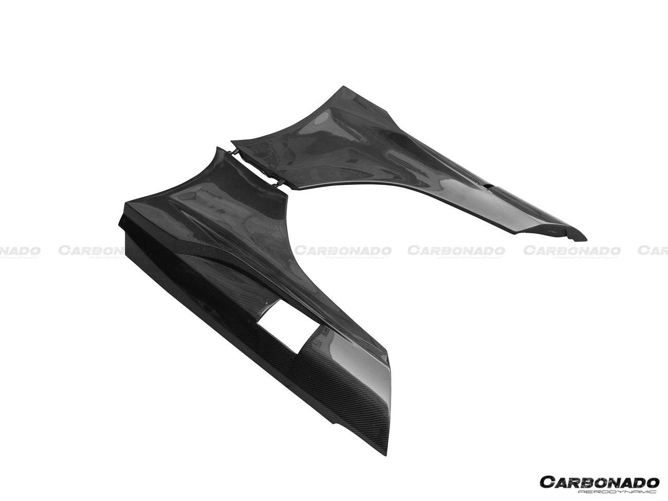 Carbonado 2011-2017 McLaren 650S & MP4 12C BKSS Style Carbon Fiber Side Skirts