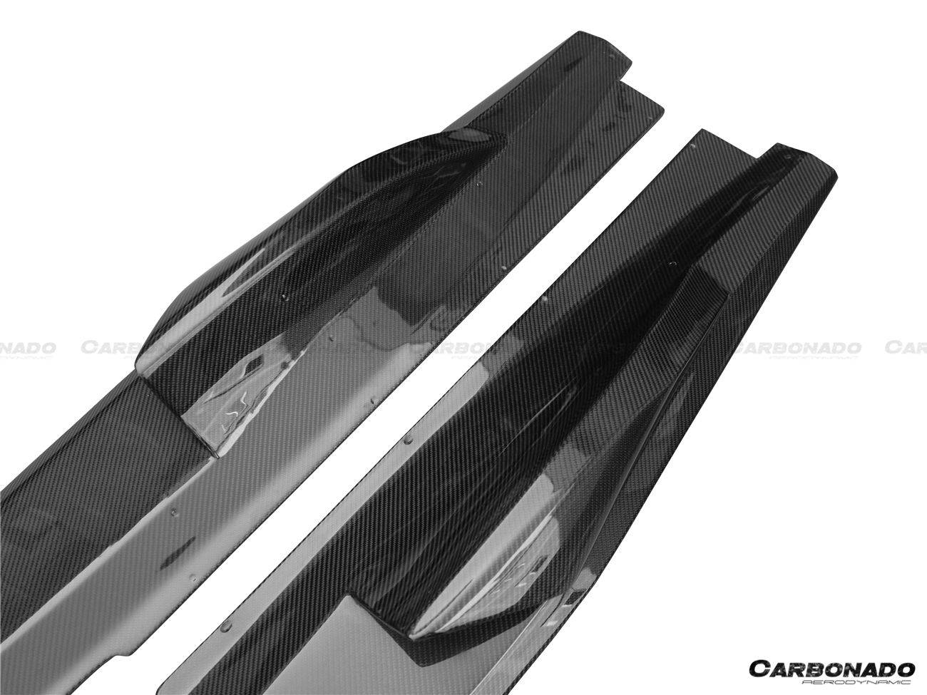 Carbonado 2011-2017 McLaren 650S & MP4 12C BKSS Style Carbon Fiber Side Skirts