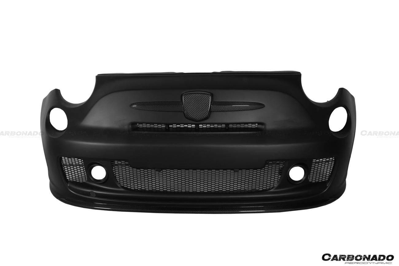 Parachoques delantero deportivo Fiat Abarth 500 Carbonado 2010-2015