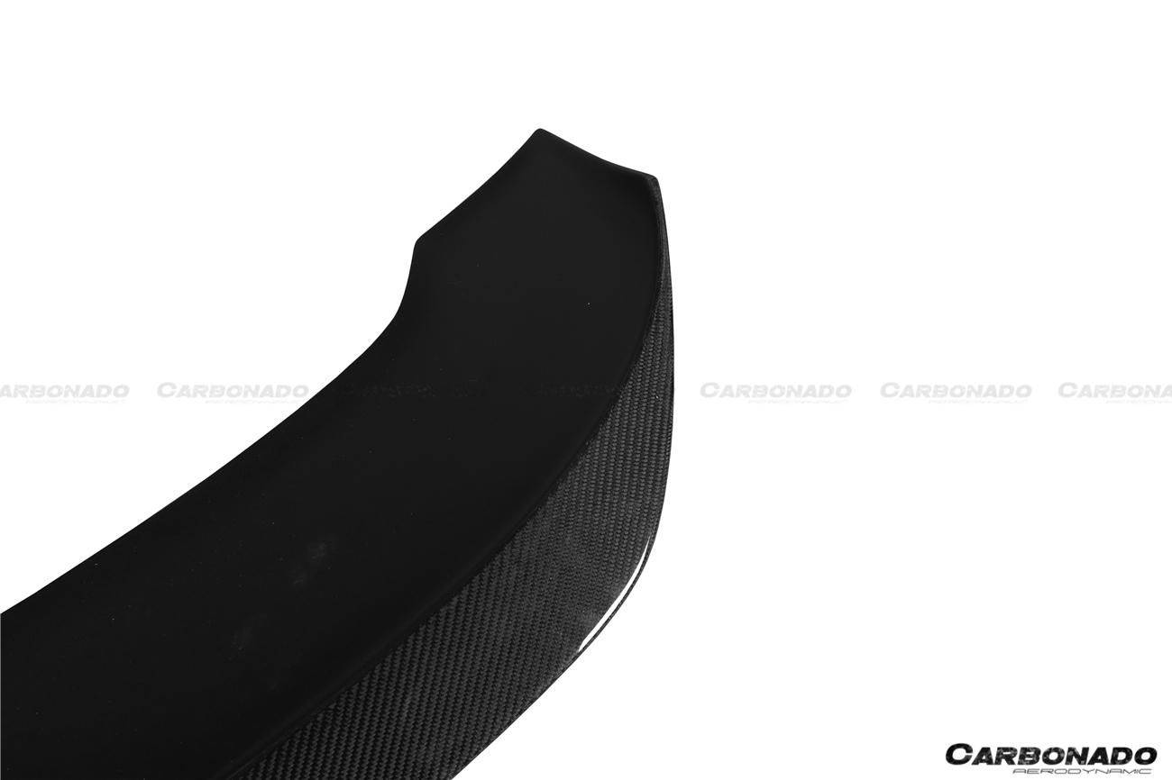 Carbonado 2010-2015 Fiat Abarth 500 Sports Style Roof Spoiler