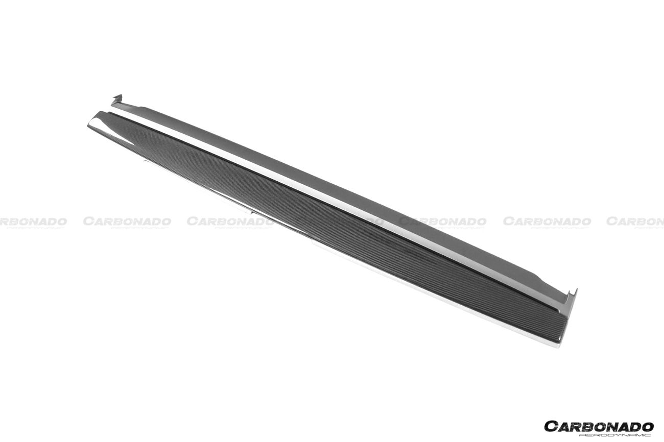 Carbonado OEM Style Autoclave Carbon Fiber Dashboard Trim Interior Replacement | 2020-2023 Tesla Model 3/Y