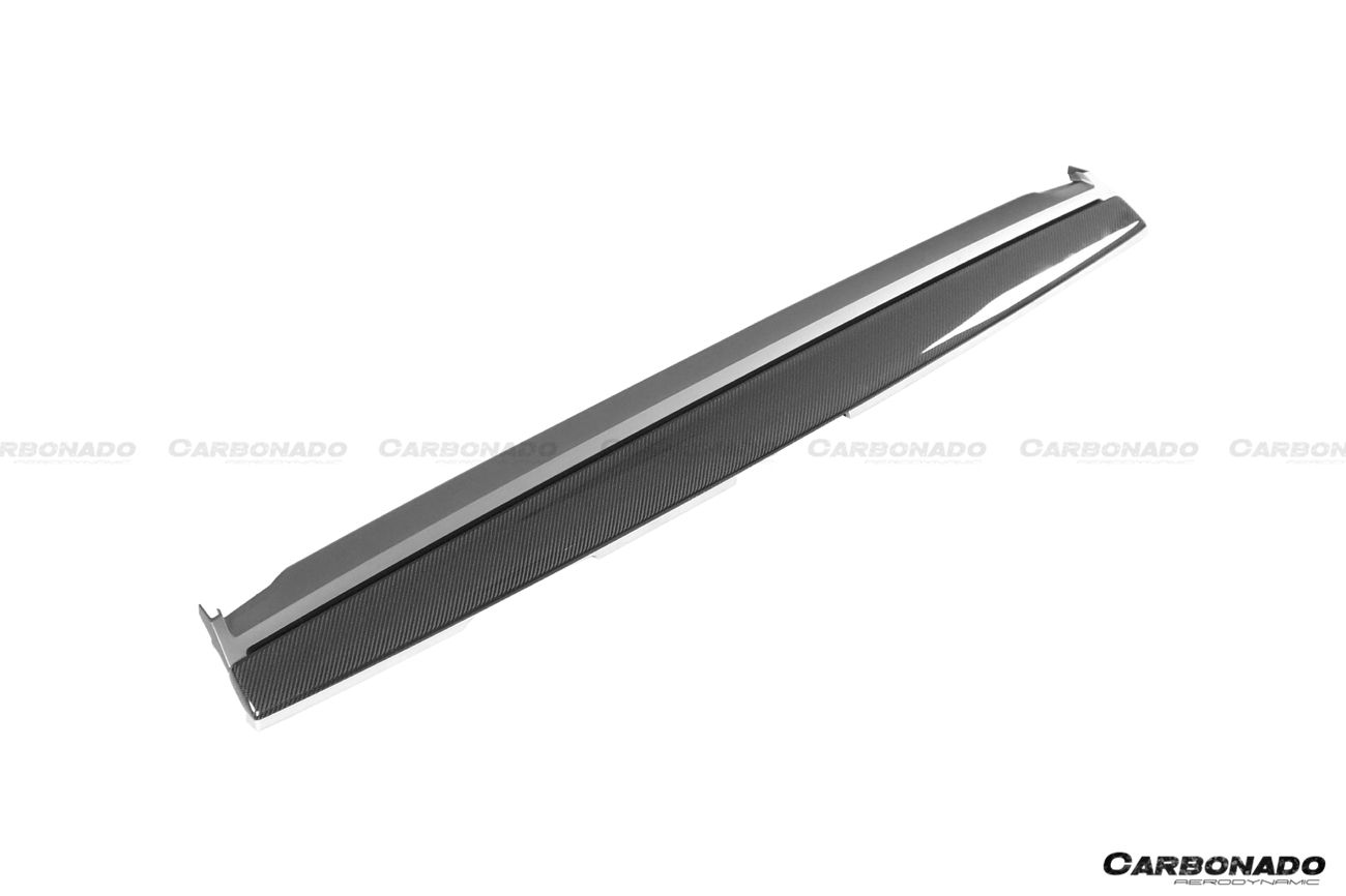 Carbonado OEM Style Autoclave Carbon Fiber Dashboard Trim Interior Replacement | 2020-2023 Tesla Model 3/Y