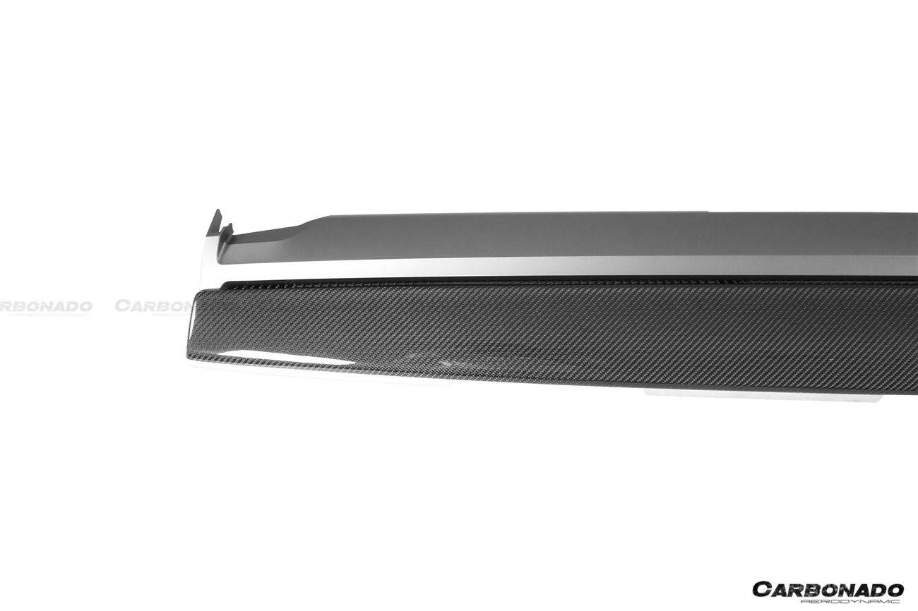 Carbonado OEM Style Autoclave Carbon Fiber Dashboard Trim Interior Replacement | 2020-2023 Tesla Model 3/Y