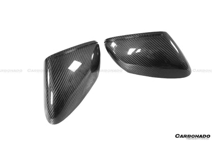 Carcasa de espejo de fibra de carbono autoclave estilo Porsche 911 992 Carrera Taycan Carbonado 2019-2024 | 4, S, 4S, GTS, Turbo, Turbo S, GT3, GT3 RS