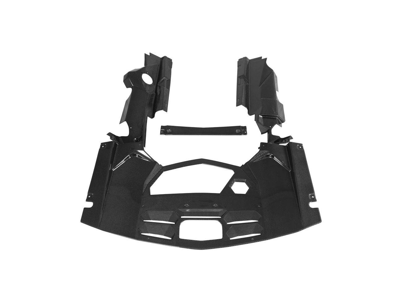 Carbonado Carbon Fiber Engine Bay Panels Replacement | 2013-2016 Lamborghini Aventador LP700 Roadster