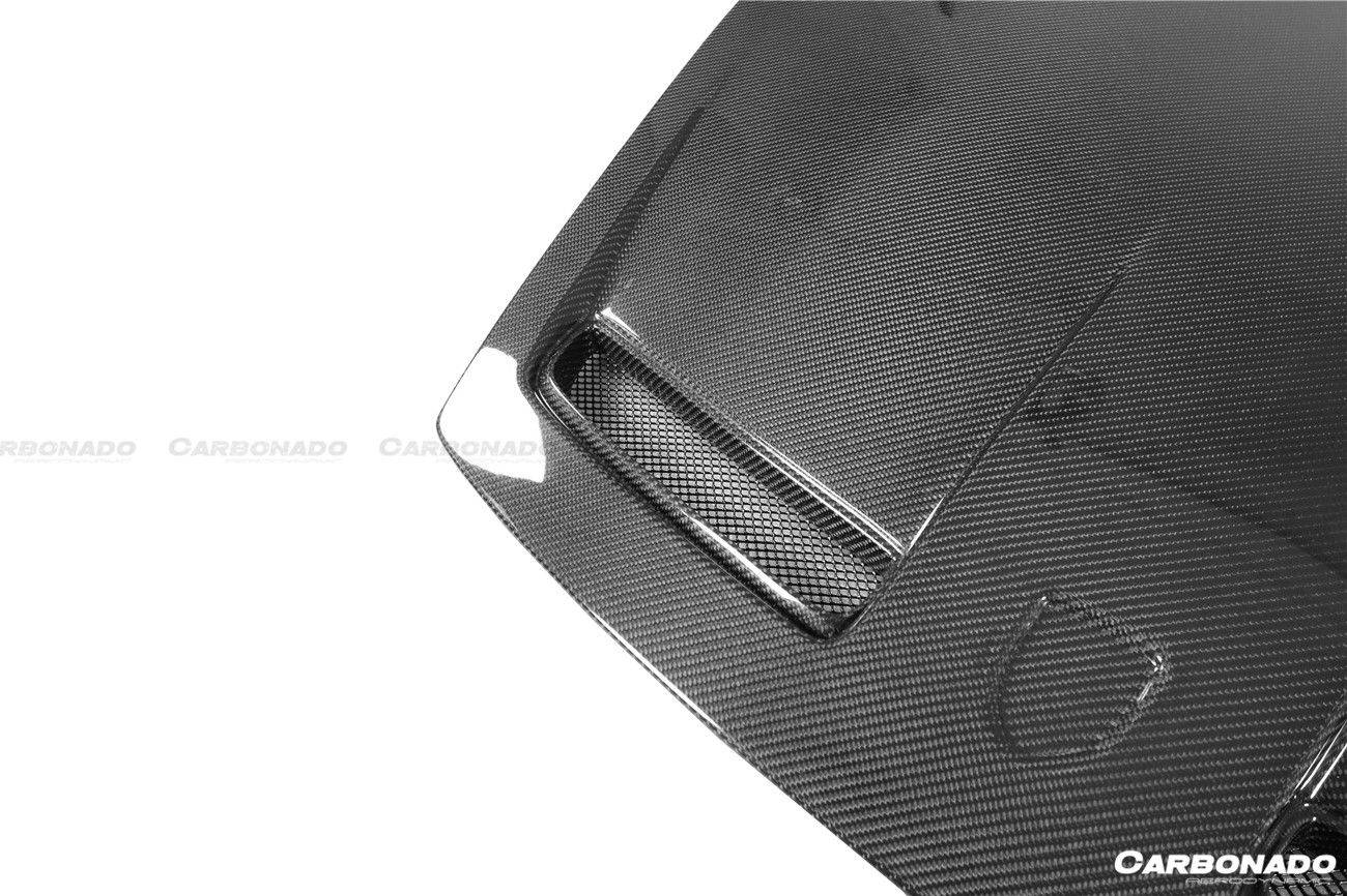 Carbonado 2019-2024 Porsche 911 992 Carrera & S & 4 & 4S & Targa & Turbo S GT3 Style Hood
