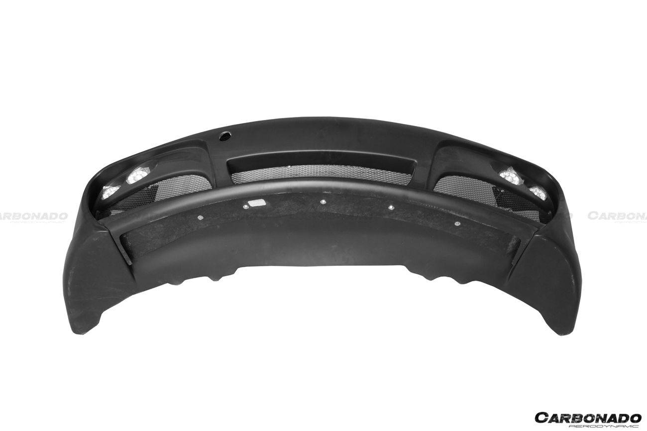 Parachoques delantero estilo Porsche Cayman Boxster 987 TA Carbonado 2005-2008 con luces LED