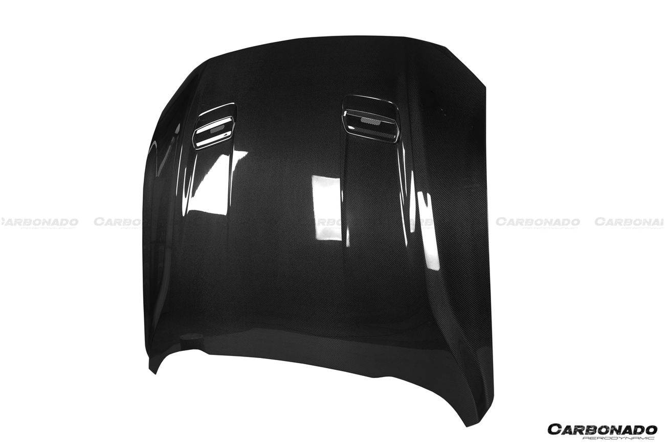 Carbonado 2018-2023 Ford Mustang OEM Style Carbon Fiber Hood