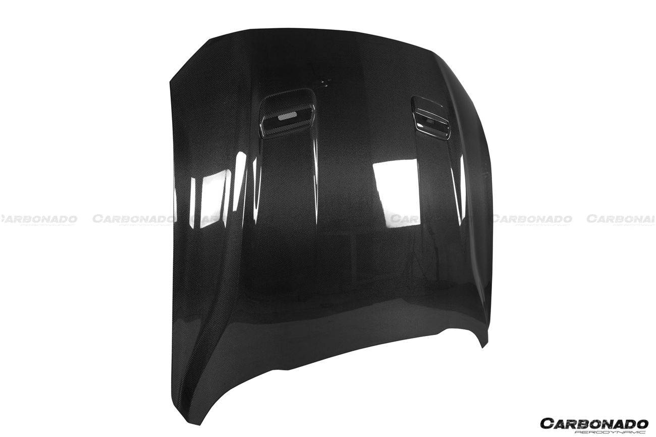 Carbonado 2018-2023 Ford Mustang OEM Style Carbon Fiber Hood