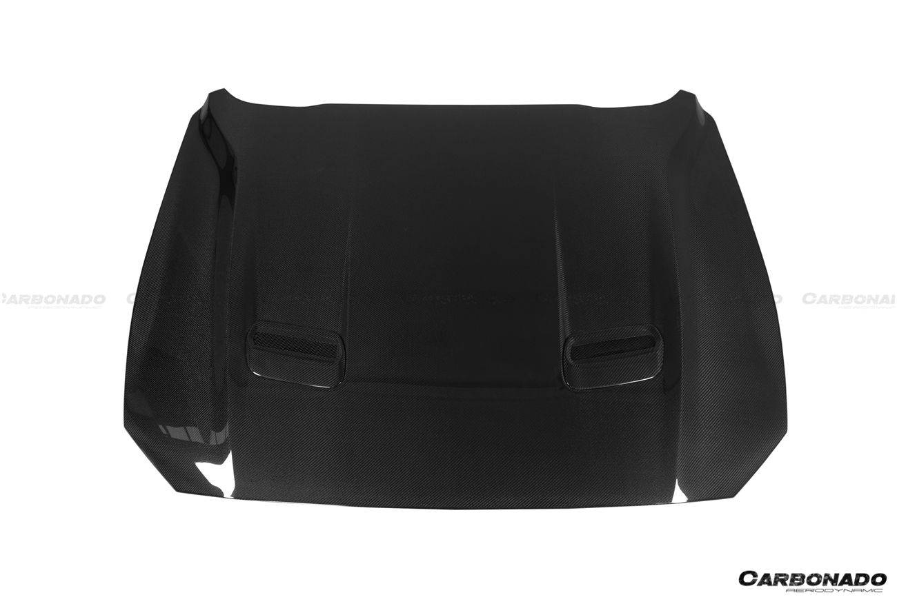 Carbonado 2018-2023 Ford Mustang OEM Style Carbon Fiber Hood