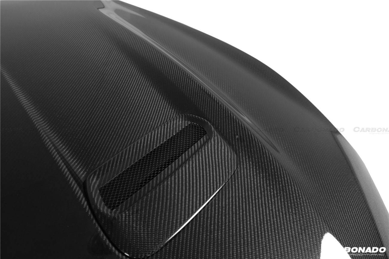 Carbonado 2018-2023 Ford Mustang OEM Style Carbon Fiber Hood