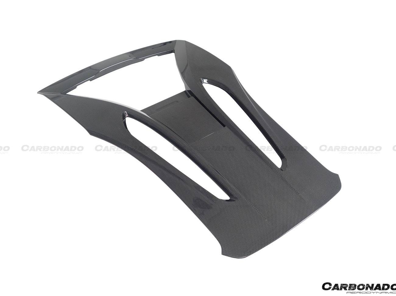 Carbonado 2015-2020 McLaren 540C 570S Coupe Autoclave OEM Style Dry Carbon Fiber Rear Engine Trunk Replacement