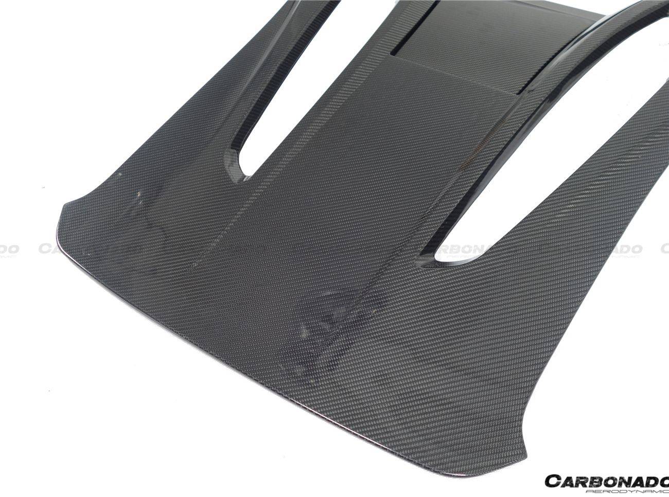 Carbonado 2015-2020 McLaren 540C 570S Coupe Autoclave OEM Style Dry Carbon Fiber Rear Engine Trunk Replacement