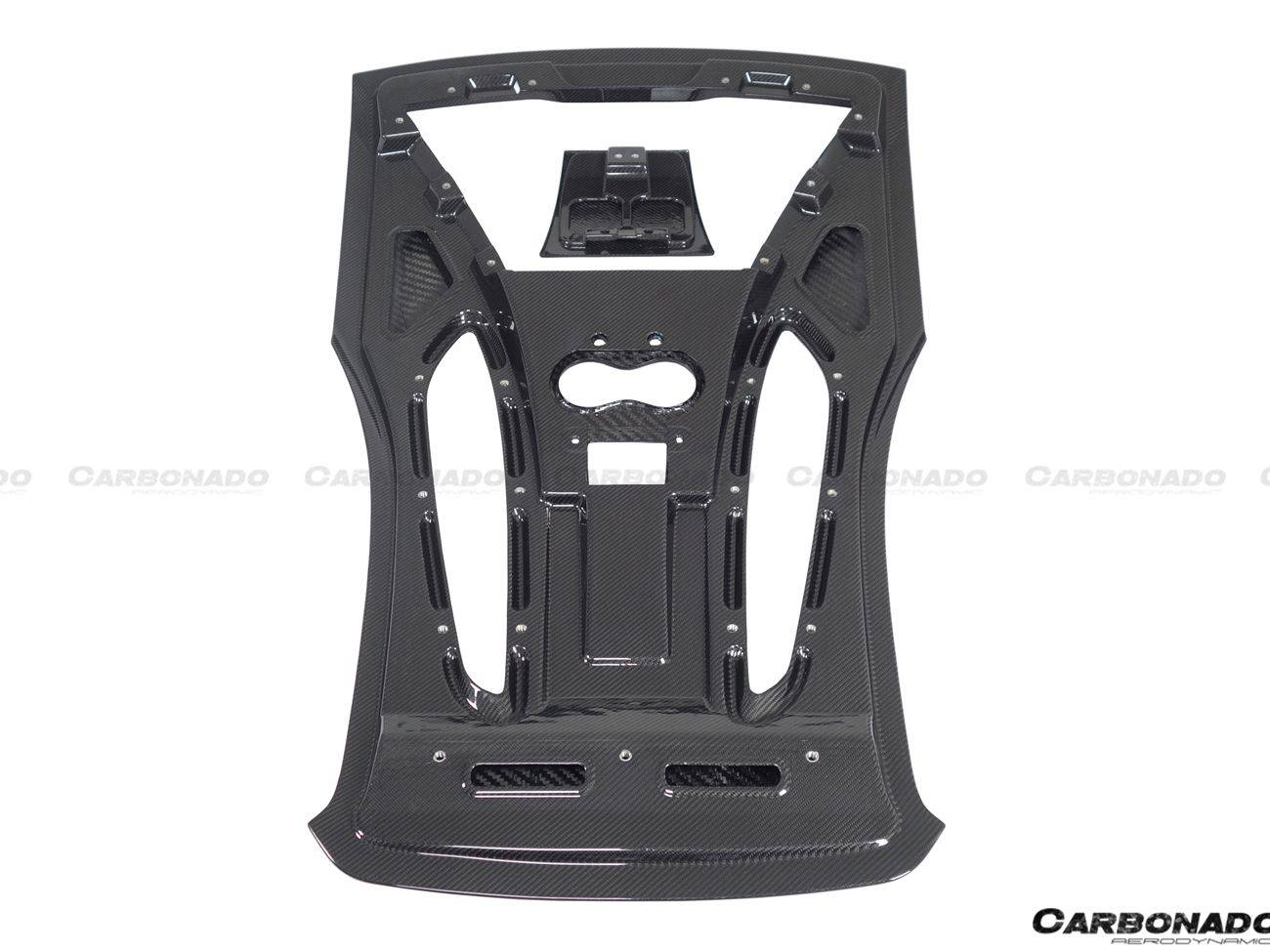 Carbonado 2015-2020 McLaren 540C 570S Coupe Autoclave OEM Style Dry Carbon Fiber Rear Engine Trunk Replacement
