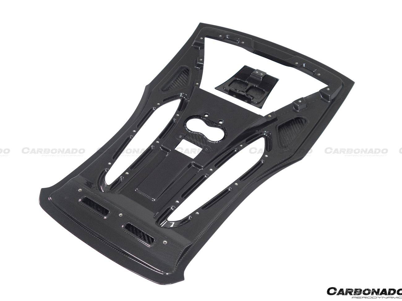 Carbonado 2015-2020 McLaren 540C 570S Coupe Autoclave OEM Style Dry Carbon Fiber Rear Engine Trunk Replacement