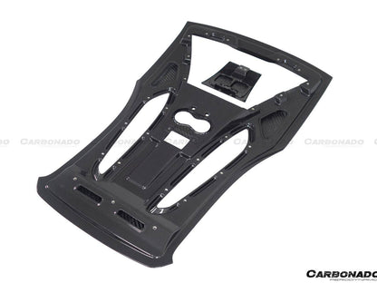Carbonado 2015-2020 McLaren 540C 570S Coupe Autoclave OEM Style Dry Carbon Fiber Rear Engine Trunk Replacement