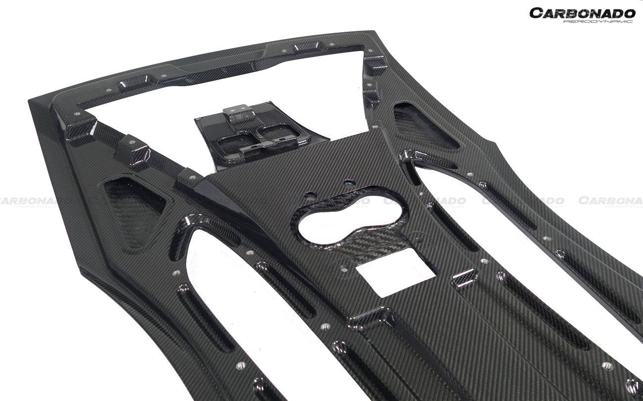 Carbonado 2015-2020 McLaren 540C 570S Coupe Autoclave OEM Style Dry Carbon Fiber Rear Engine Trunk Replacement