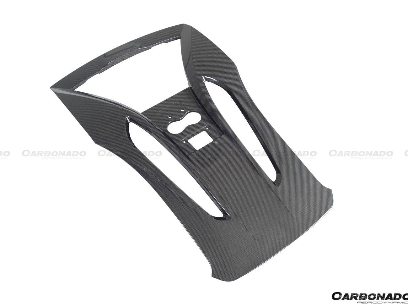 Carbonado 2015-2020 McLaren 540C 570S Coupe Autoclave OEM Style Dry Carbon Fiber Rear Engine Trunk Replacement