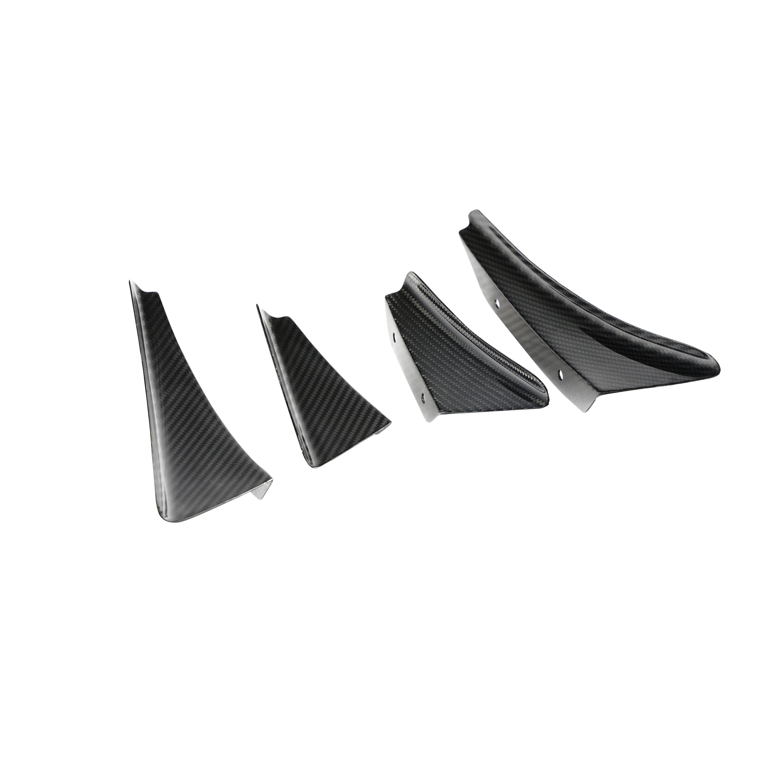 APR Carbon Fiber Front Bumper Canards (2023+ Honda FL5 Civic Type R)