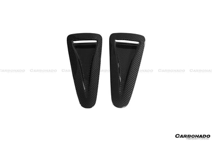 Carbonado 2017-2023 Nissan GTR R35 EBA OEM Style Carbon Fiber Hood Scoops