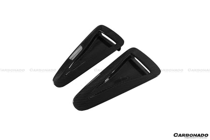 Carbonado 2017-2023 Nissan GTR R35 EBA OEM Style Carbon Fiber Hood Scoops