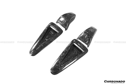 Carbonado 2017-2023 Nissan GTR R35 EBA OEM Style Carbon Fiber Hood Scoops