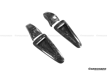 Carbonado 2017-2023 Nissan GTR R35 EBA OEM Style Carbon Fiber Hood Scoops
