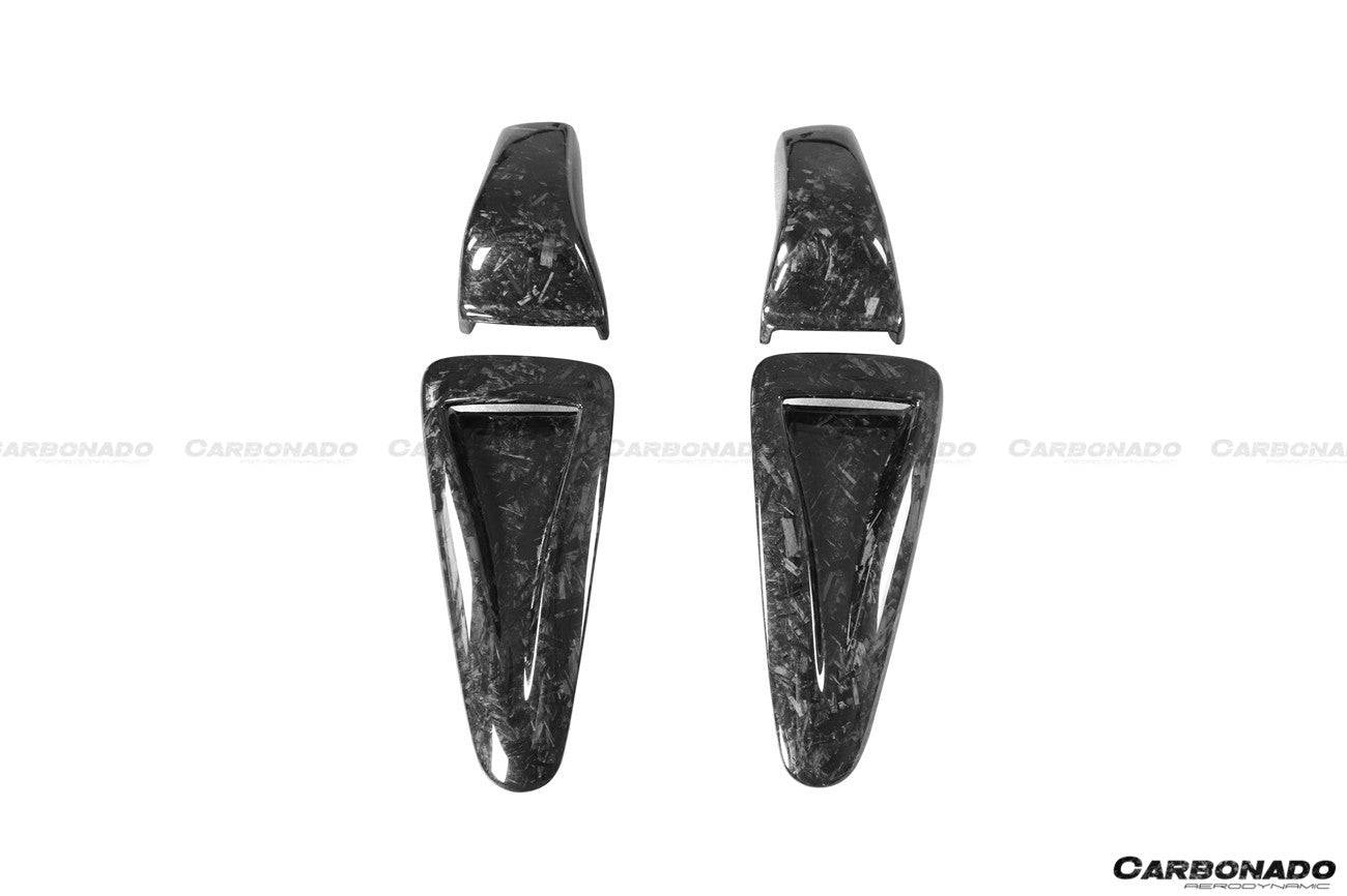 Carbonado 2017-2023 Nissan GTR R35 EBA OEM Style Carbon Fiber Hood Scoops