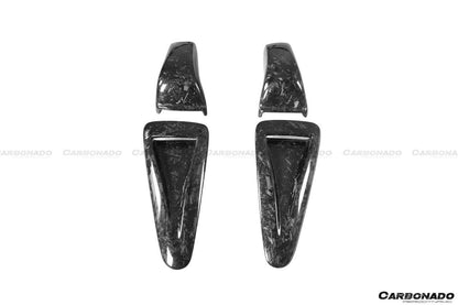 Carbonado 2017-2023 Nissan GTR R35 EBA OEM Style Carbon Fiber Hood Scoops