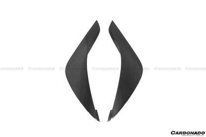 Reemplazo de moldura de panel de puerta de fibra de carbono estilo OEM para Toyota GR Supra (J29 DB) A90 A91 2019-2023