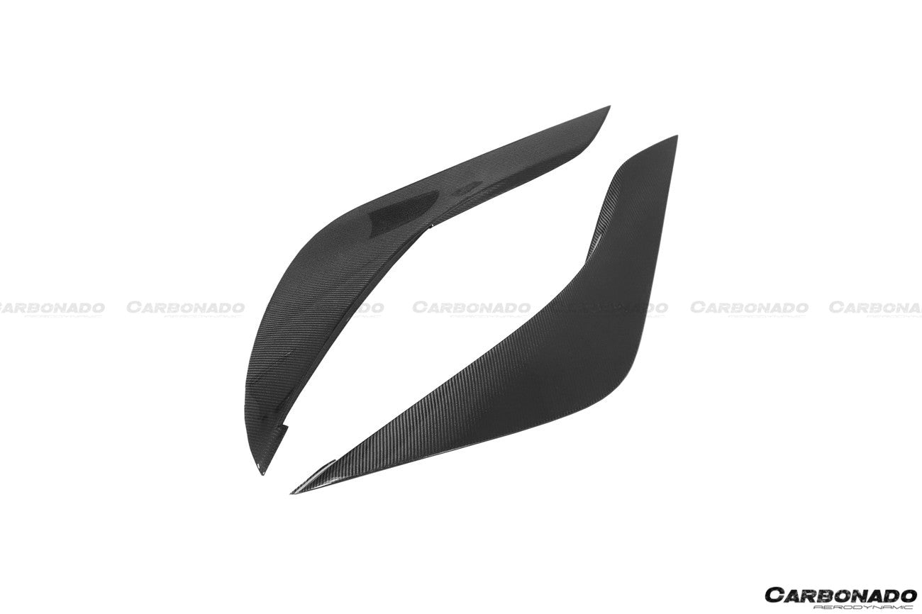 Reemplazo de moldura de panel de puerta de fibra de carbono estilo OEM para Toyota GR Supra (J29 DB) A90 A91 2019-2023