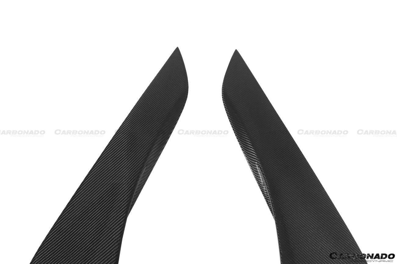 Reemplazo de moldura de panel de puerta de fibra de carbono estilo OEM para Toyota GR Supra (J29 DB) A90 A91 2019-2023
