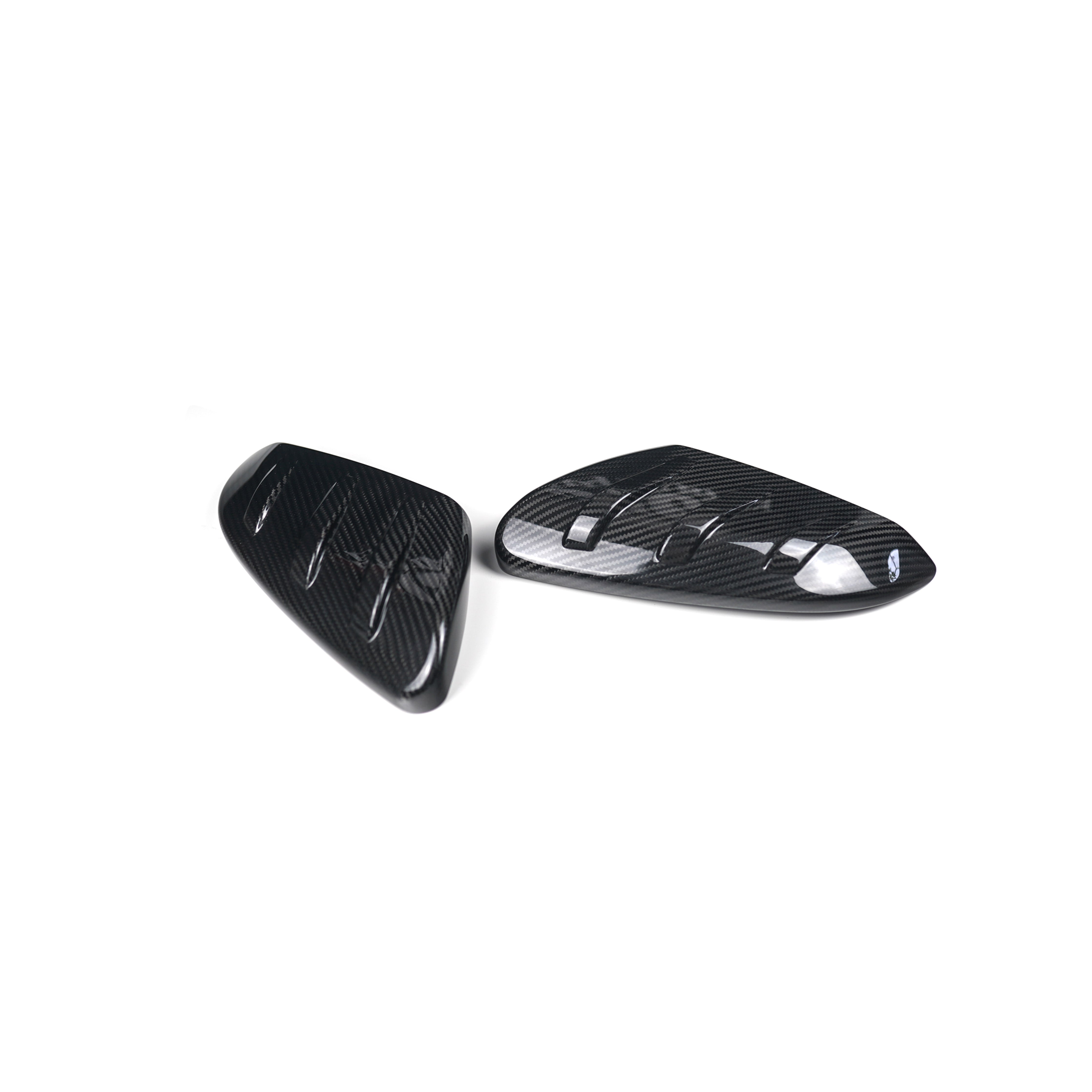 JDMuscle [17-21 FK8 Type R] Tanso Carbon Fiber MU Style Side Mirror Covers
