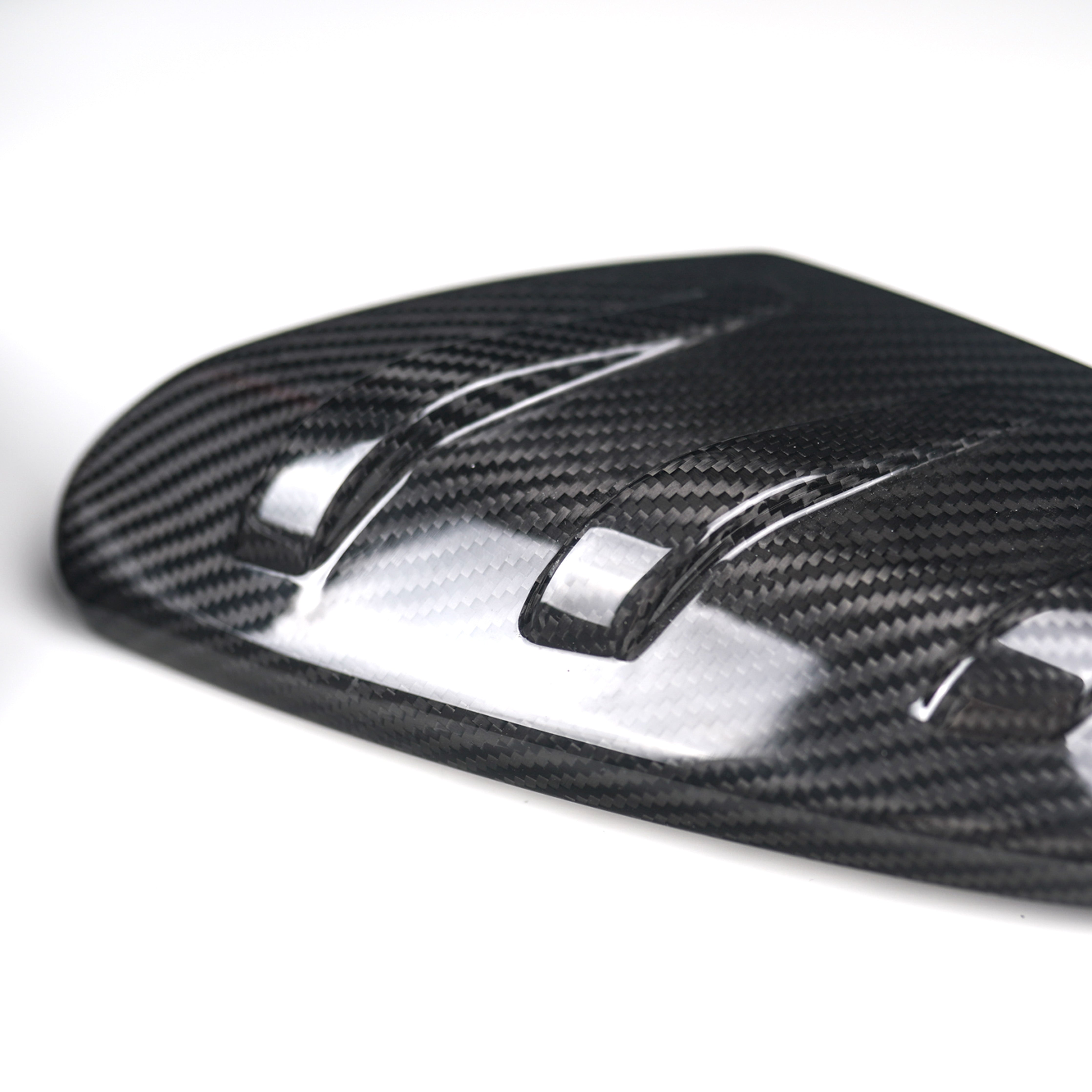 JDMuscle [17-21 FK8 Type R] Tanso Carbon Fiber MU Style Side Mirror Covers